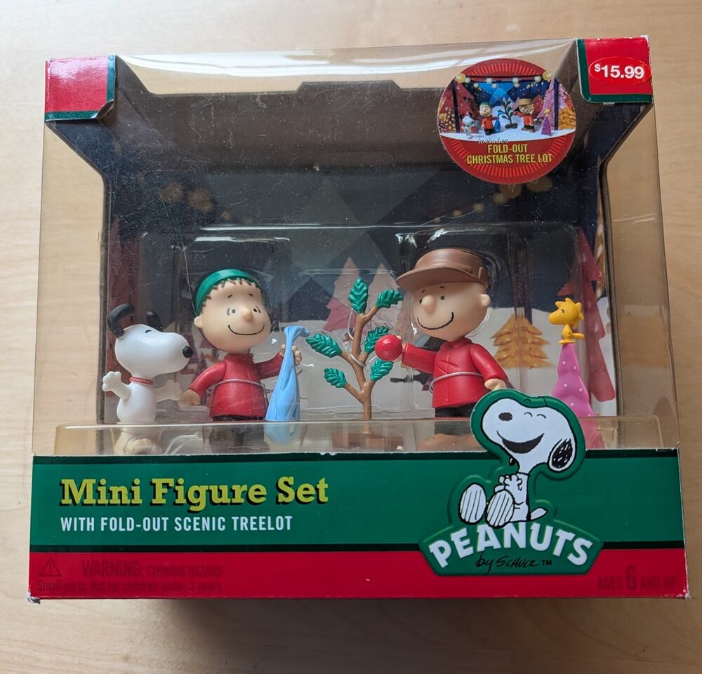 🧨NWT Peanuts Christmas Mini Figure Set